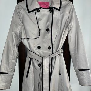 Betsy Johnson corset detail Raincoat